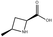 2-Azetidinecarboxylic acid, 4-methyl-, (2S,4S)- 结构式