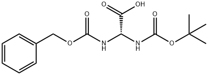 Glycine, 2-[[(1,1-dimethylethoxy)carbonyl]amino]-N-[(phenylmethoxy)carbonyl]-, (2S)-