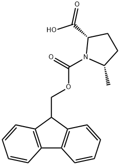 FMOC-L-PRO(5-ME)-OH (2S,5S) 结构式