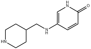 2(1H)-Pyridinone, 5-[(4-piperidinylmethyl)amino]- 结构式