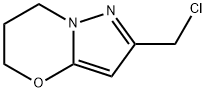 2-(chloromethyl)-6,7-dihydro-5H-pyrazolo[5,1-b][1,3]oxazine 结构式