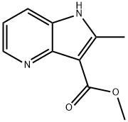 methyl 2-methyl-1H-pyrrolo[3,2-b]pyridine-3-carboxylate 结构式