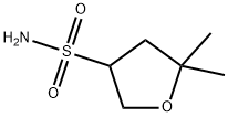 5,5-dimethyloxolane-3-sulfonamide 结构式