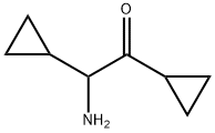 2-氨基-1,2-二环丙基乙-1-酮 结构式