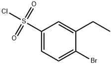 Benzenesulfonyl chloride, 4-bromo-3-ethyl- 结构式