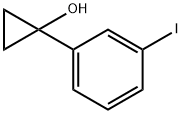 1-(3-碘苯基)环丙醇 结构式