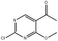 1-(2-氯-4-甲氧基嘧啶-5-基)乙-1-酮 结构式