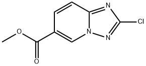 甲基 2-氯-[1,2,4]三唑并[1,5-A]吡啶-6-甲酸基酯 结构式