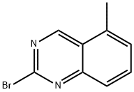 2-溴-5-甲基-喹唑啉 结构式