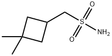 (3,3-二甲基环丁基)甲磺酰胺 结构式