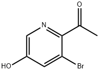 1-(3-溴-5-苄氧基吡啶-2-基)乙酮 结构式