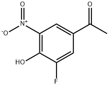 1-(3-fluoro-4-hydroxy-5-nitrophenyl)ethanone 结构式