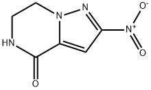 2-硝基-6,7-二氢吡唑并[1,5-A]吡嗪-4(5H)-酮 结构式