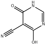 4,6-二羟基嘧啶-5-甲腈 结构式