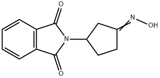 2-[3-(hydroxyimino)cyclopentyl]-2,3-dihydro-1H-isoindole-1,3-dione 结构式