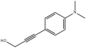 3-[4-(二甲氨基)苯基]丙-2-炔-1-醇 结构式