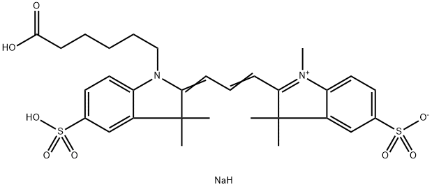 Sulfo-CY 3 Carboxylic Acid 结构式