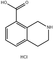 1,2,3,4-四氢异喹啉-8-羧酸盐酸盐 结构式