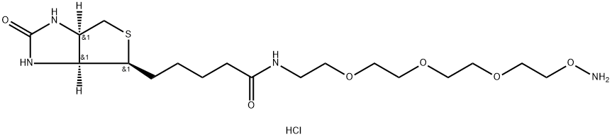 Biotin-dPEG??-oxyamine. HCl 结构式