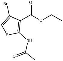 3-溴-4-羟基苯甲酸甲酯 结构式