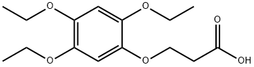 3-(2,4,5-三乙氧基苯氧基)丙酸 结构式