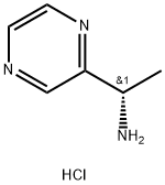 (S)-1-(吡嗪-2-基)乙-1-胺二盐酸盐 结构式