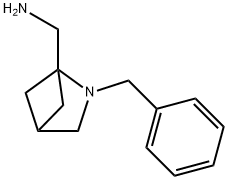 {2-benzyl-2-azabicyclo[2.1.1]hexan-1-yl}methanamine 结构式