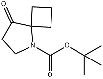 8-氧代-5-氮杂螺环[3.4]辛烷-5-羧酸叔丁酯 结构式