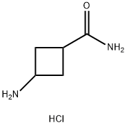 3-氨基环丁烷-1-甲酰胺盐酸 结构式