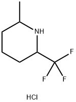 Piperidine, 2-methyl-6-(trifluoromethyl)-, hydrochloride (1:1) 结构式