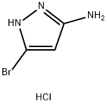 5-Bromo-1H-pyrazol-3-amine hydrochloride 结构式