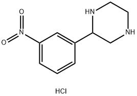 2-(3-Nitrophenyl)piperazine hydrochloride 结构式