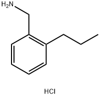 (2-Propylphenyl)methanamine hydrochloride 结构式