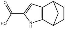 4,5,6,7-四氢-1H-4,7-甲桥吲哚-2-羧酸 结构式