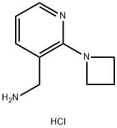 (2-(Azetidin-1-yl)pyridin-3-yl)methanamine dihydrochloride 结构式