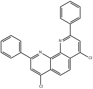 4,7-二氯-2,9-二苯基-1,10-菲罗啉 结构式