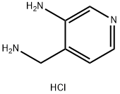 4-(Aminomethyl)pyridin-3-amine hydrochloride 结构式