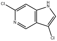 1H-Pyrrolo[3,2-c]pyridine, 3,6-dichloro- 结构式