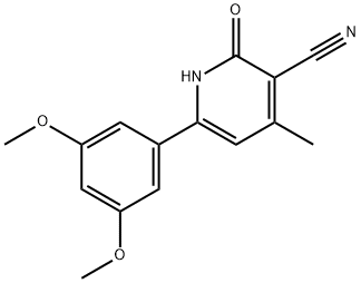 3-Pyridinecarbonitrile, 6-(3,5-dimethoxyphenyl)-1,2-dihydro-4-methyl-2-oxo-