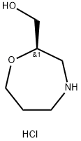 (R)-(1,4-氧氮杂环庚烷-2-基)甲醇盐酸盐 结构式