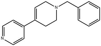 1-benzyl-4-(γ-pyridyl)-1,2,5,6-tetrahydropyridine 结构式