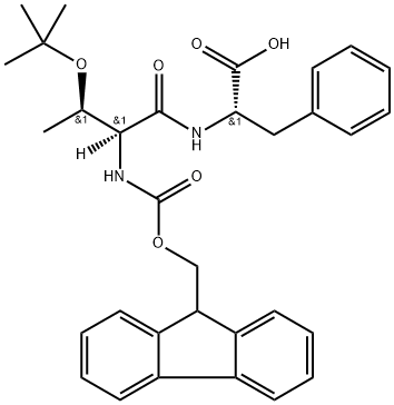 FMOC-THR(TBU)-PHE 结构式