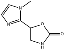 5-(1-methyl-1H-imidazol-2-yl)-1,3-oxazolidin-2-one 结构式