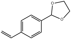1,3-Dioxolane, 2-(4-ethenylphenyl)- 结构式