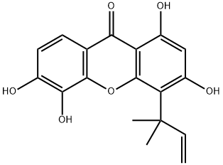 ISOCUDRANIAXANTHONE A 结构式