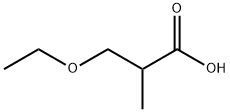 3-乙氧基-2-甲基丙酸 结构式