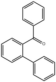 2-联苯基(苯基)甲酮 结构式