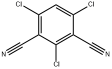 2,4,6-三氯间苯二甲腈 结构式