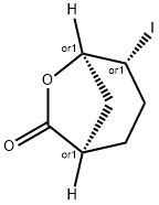 rel-(1R,4R,5R)-4-Iodo-6-oxabicyclo[3.2.1]octan-7-one 结构式