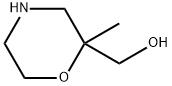 (2-甲基吗啉-2-基)甲醇 结构式